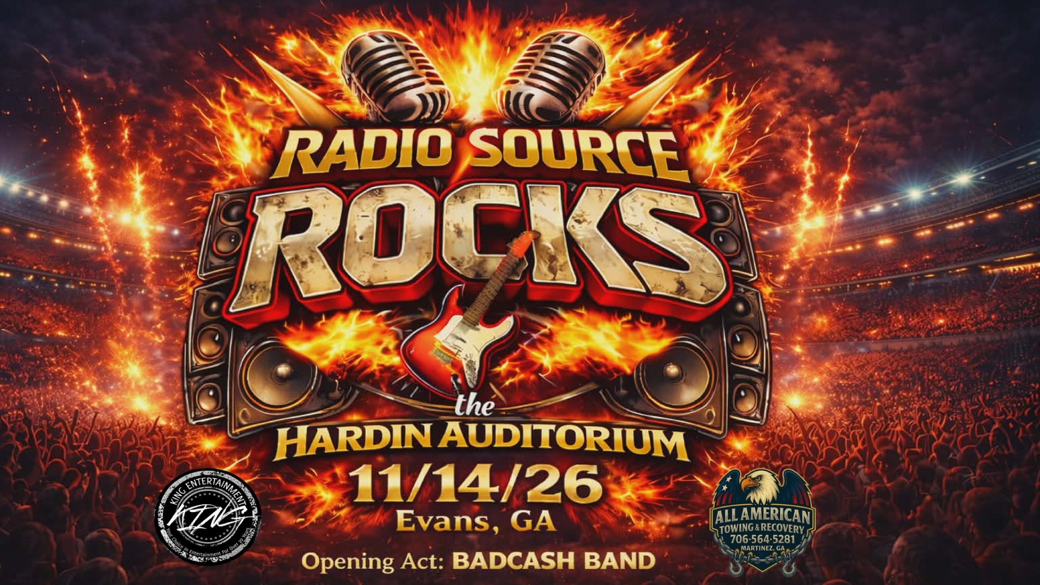 RADIO SOURCE Rocks the Hardin Auditorium at Hardin Auditorium – Evans, GA