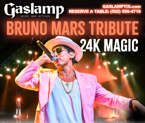 BRUNO MARS Tribute 24K MAGIC at Gaslamp Long Beach – Long Beach, CA