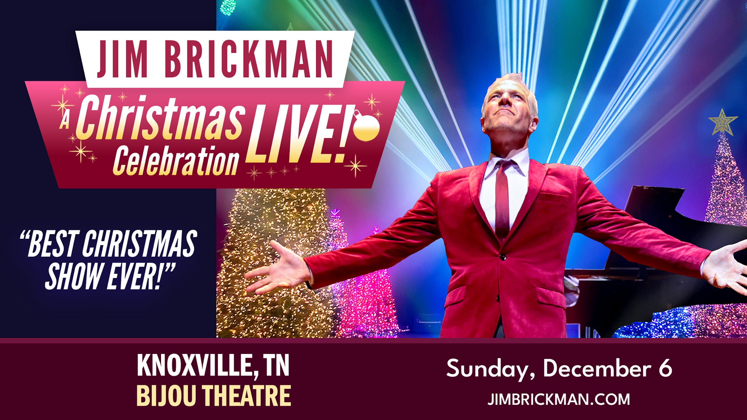 Jim Brickman: A Christmas Celebration at Bijou Theatre – Knoxville, TN