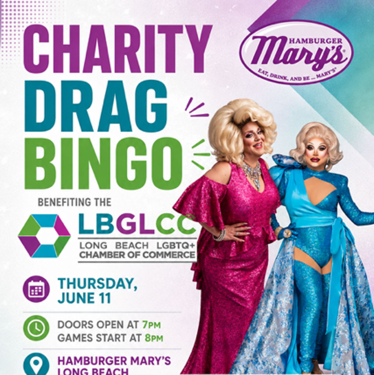 Drag Show: “THIRSTY THURSDAYS” @ Hamburger Mary’s Long Beach at Hamburger Mary’s – Long Beach – Long Beach, CA