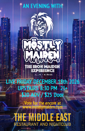 An Evening With Möstly Maiden at Middle East – Upstairs – Cambridge, MA