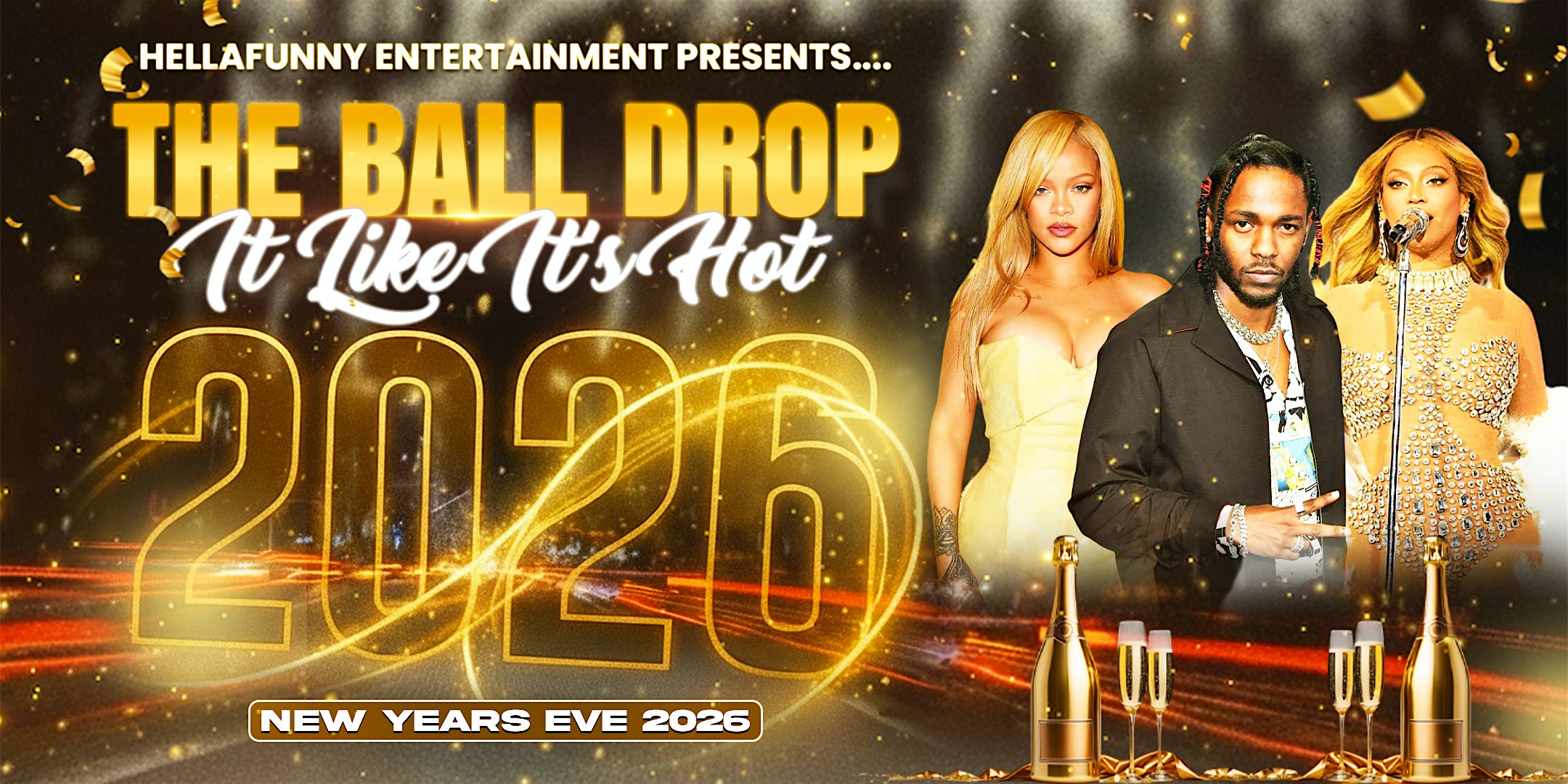 The Ball Drop (It Like It’s Hot) 2026 New Years Eve Turn Up at Pa’ina Restaurant & Lounge – San Francisco, CA