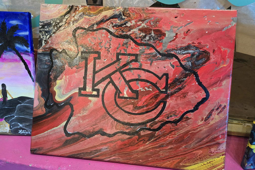 Kansas City Chiefs Pour Paint Night at – Wichita, KS