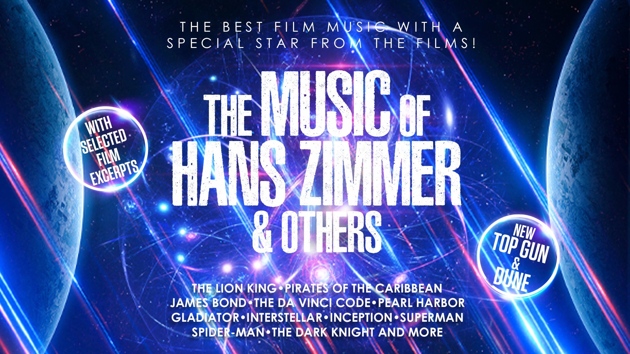 The Music of Hans Zimmer and Others Live in Concert at The Space at Westbury Theater – Westbury, NY