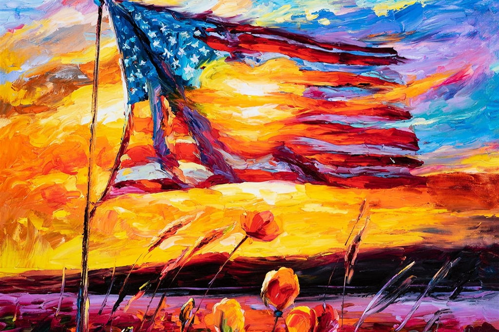 American Flag Paint Night at – Wichita, KS