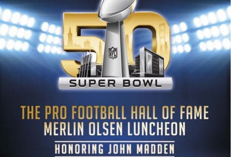 NFL Hall Of Fame Merlin Olsen Luncheon: A Super Bowl Look Back
