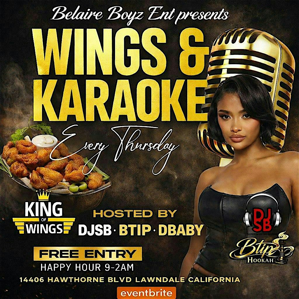 Wings & Karaoke at King of Wings – Lawndale, CA
