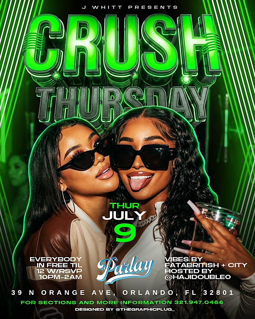 Crush Thursday at Parlay Orlando – Orlando, FL