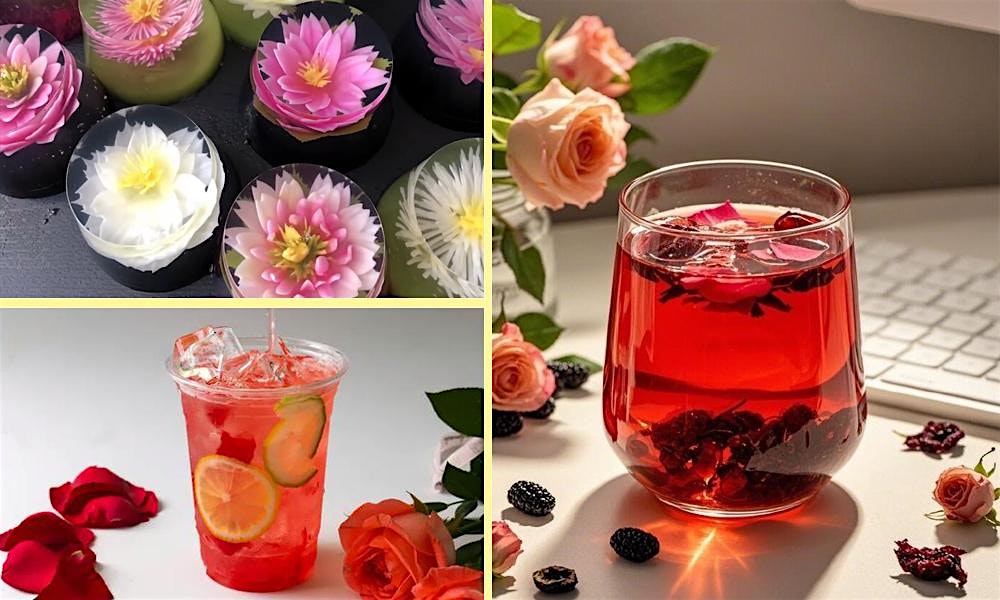 Fruit Tea Blending Workshop + 3D Jelly Flower Experience at 2848 Arden Wy ste 210a – Sacramento, CA