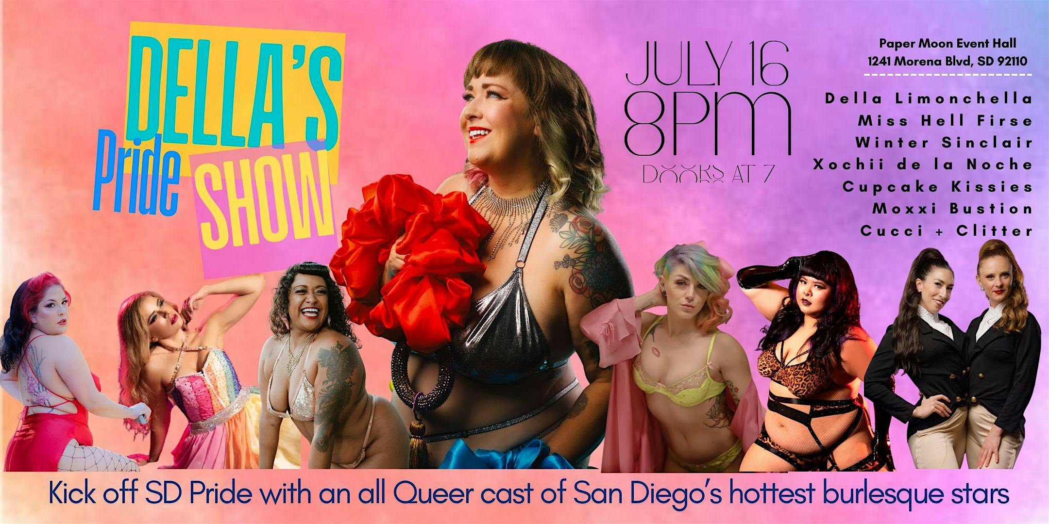 Della’s Pride Show 2026 at Paper Moon Event Hall – San Diego, CA
