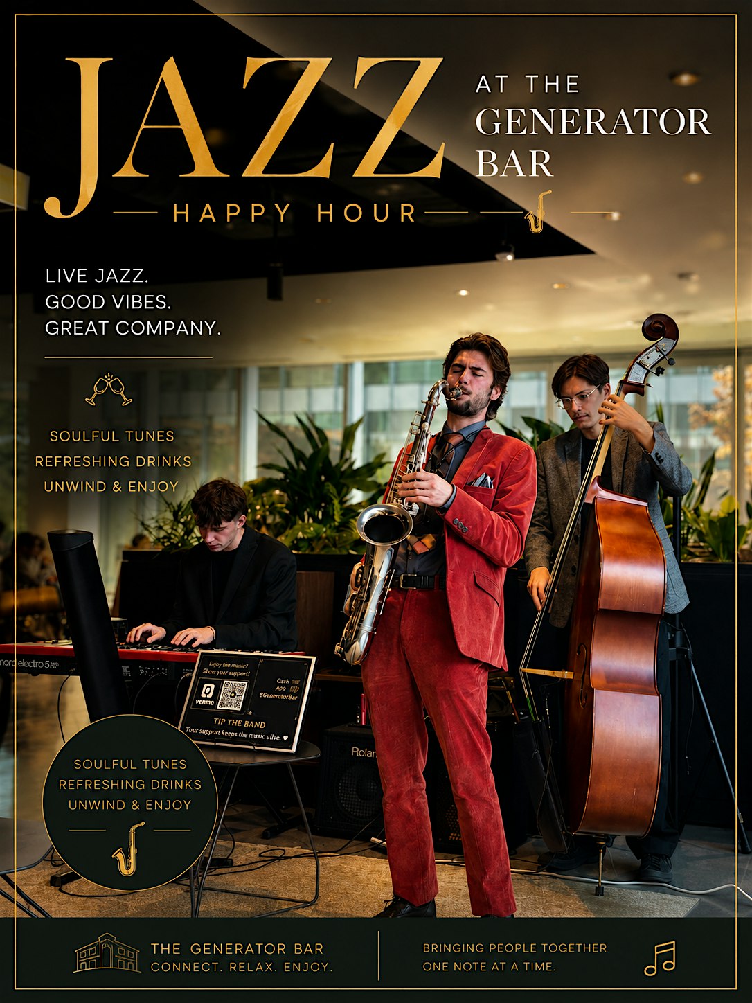 Jazz at the Generator Bar at The Alexandria at San Carlos – San Carlos, CA