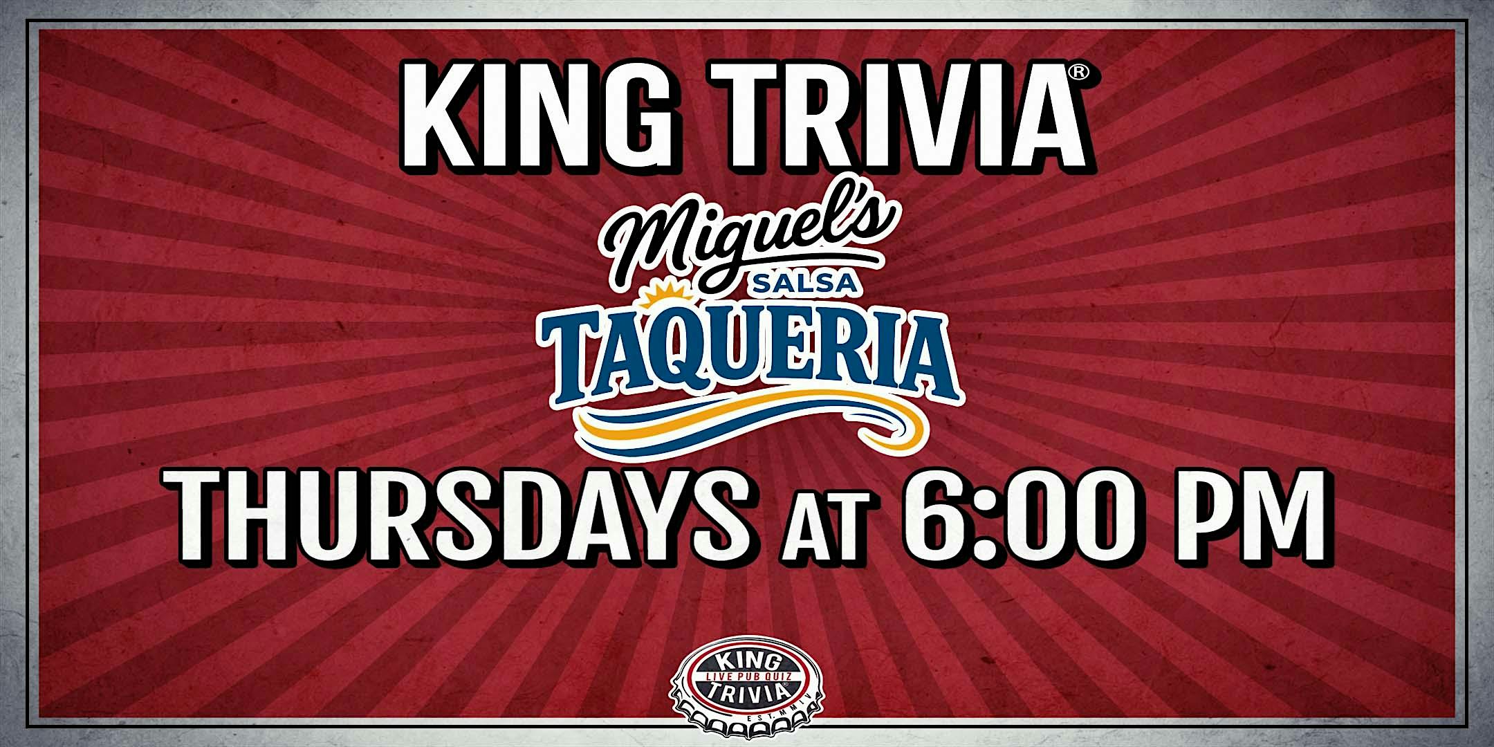 Trivia Night at Miguel’s Salsa at Miguel’s Salsa and Taqueria – Clovis, CA