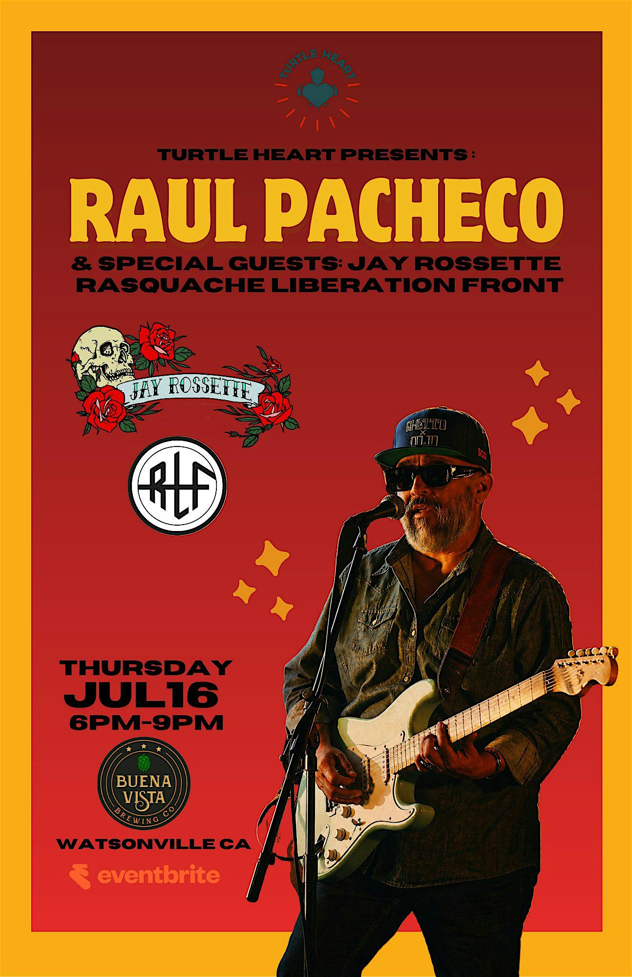 Raul Pacheco(Ozomatli)”Buena Vista Sessions” with Jay Rossette and RLF at Buena Vista Brewing Co. – Watsonville, CA