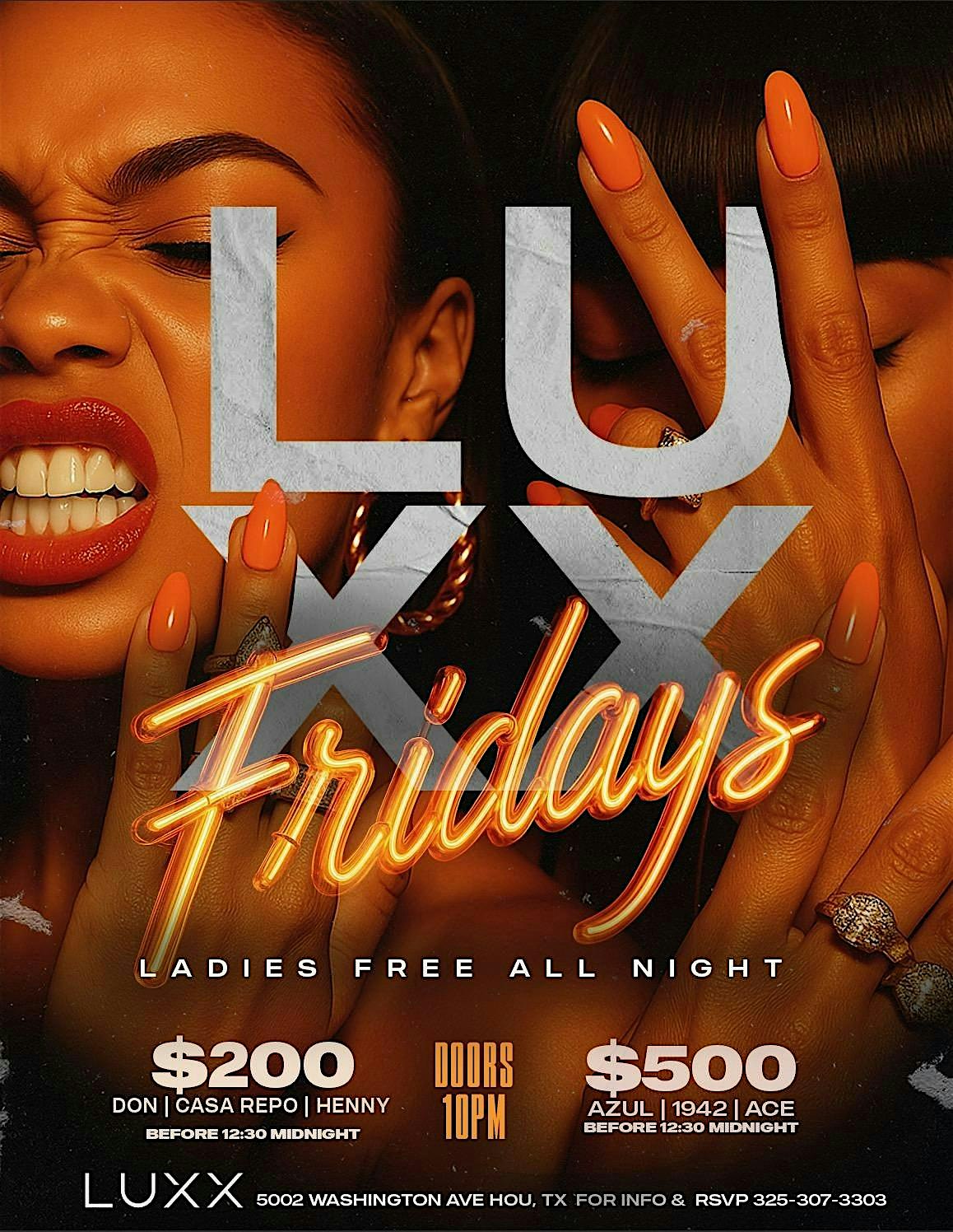 LUXX FRIDAYS ON WASHINGTON AVE @LUXXFRIDAYSHTX at Luxx – Houston, TX