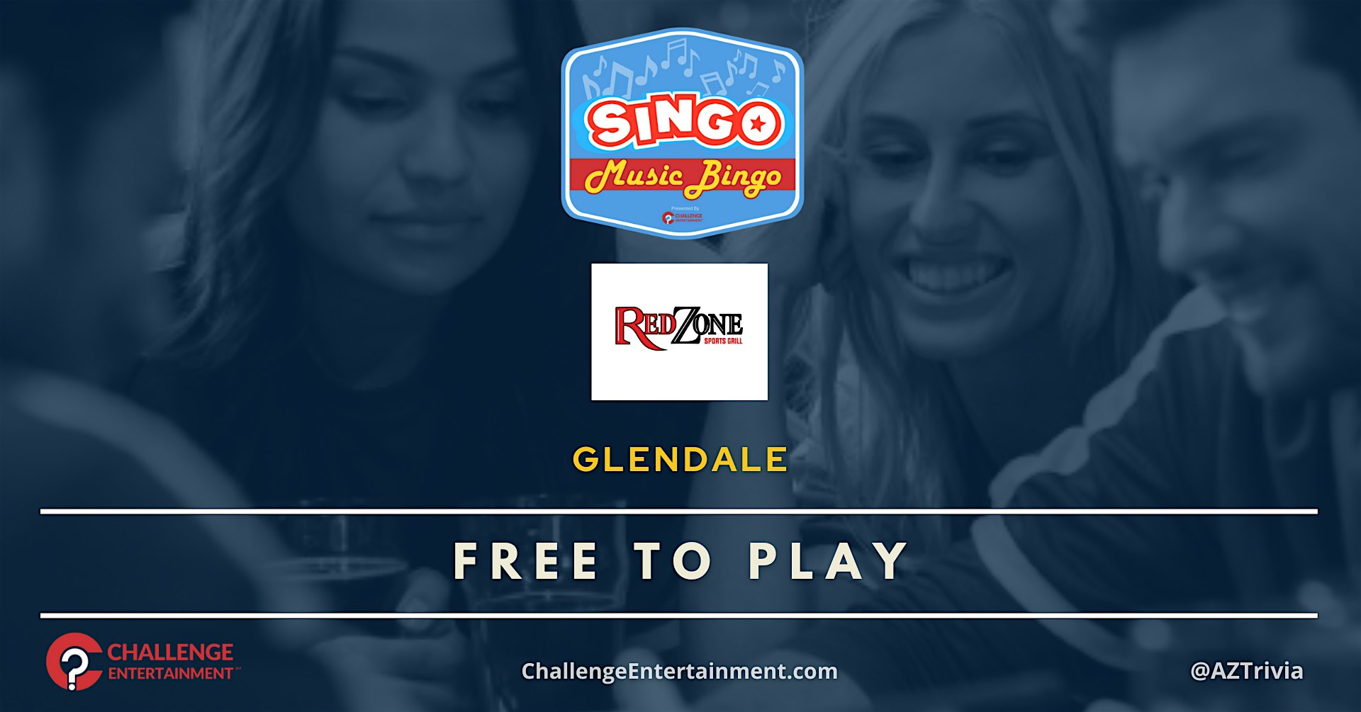 Weekly Singo Music Bingo Nights at RedZone Sports Grill – Glendale at Red Zone Sports Grill – Glendale, AZ