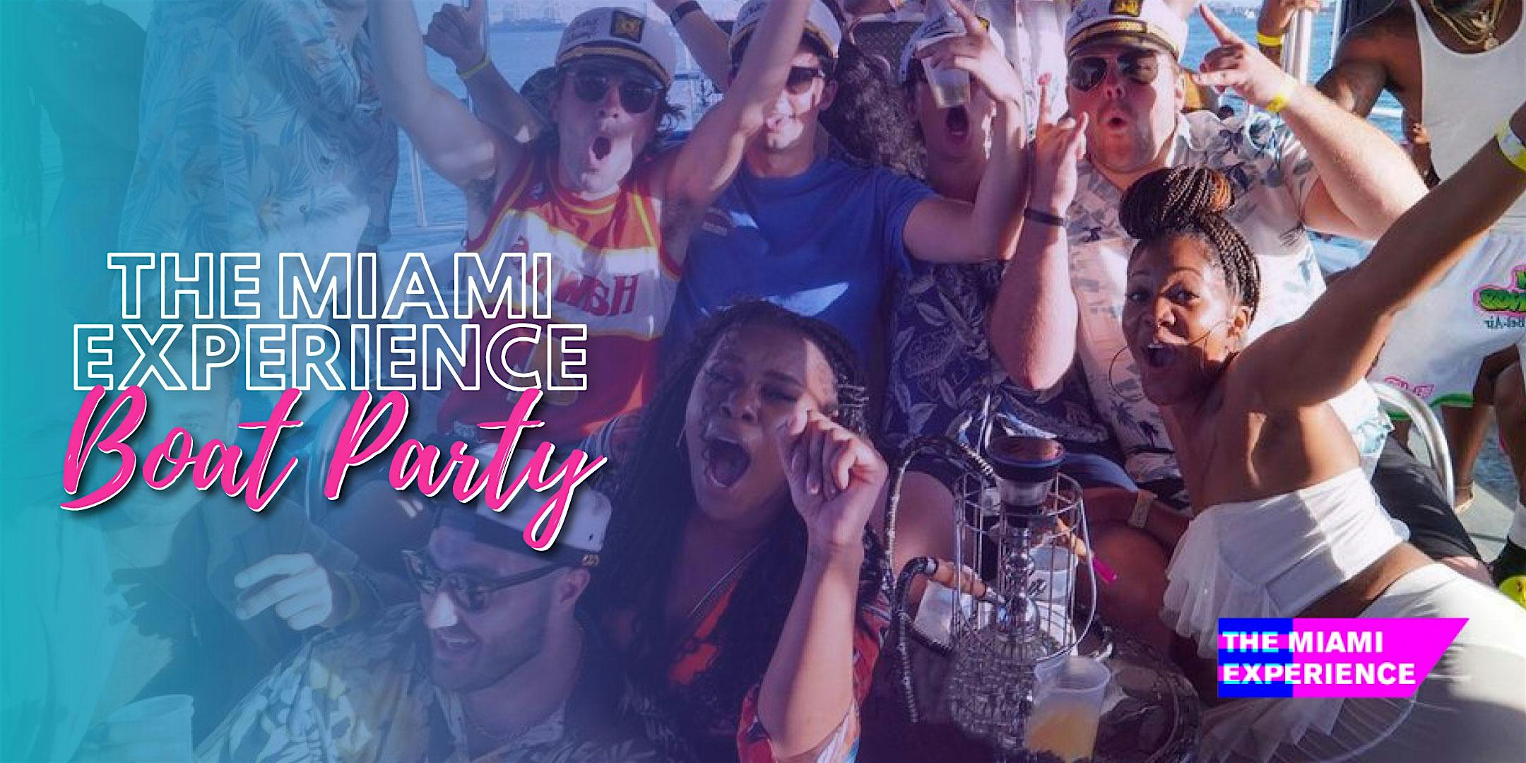 THE MIAMI EXPERIENCE BOOZE CRUISE/BOAT PARTY at Lombardi’s Miami Italian Restaurant – Miami, FL