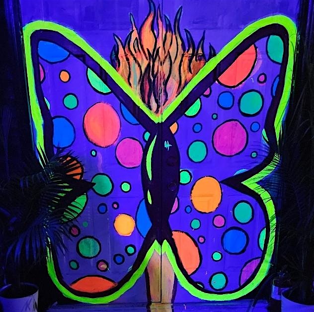 Paint and Glow DMV – The Blacklight Paint Social at Oblivion Art House – College Park, MD