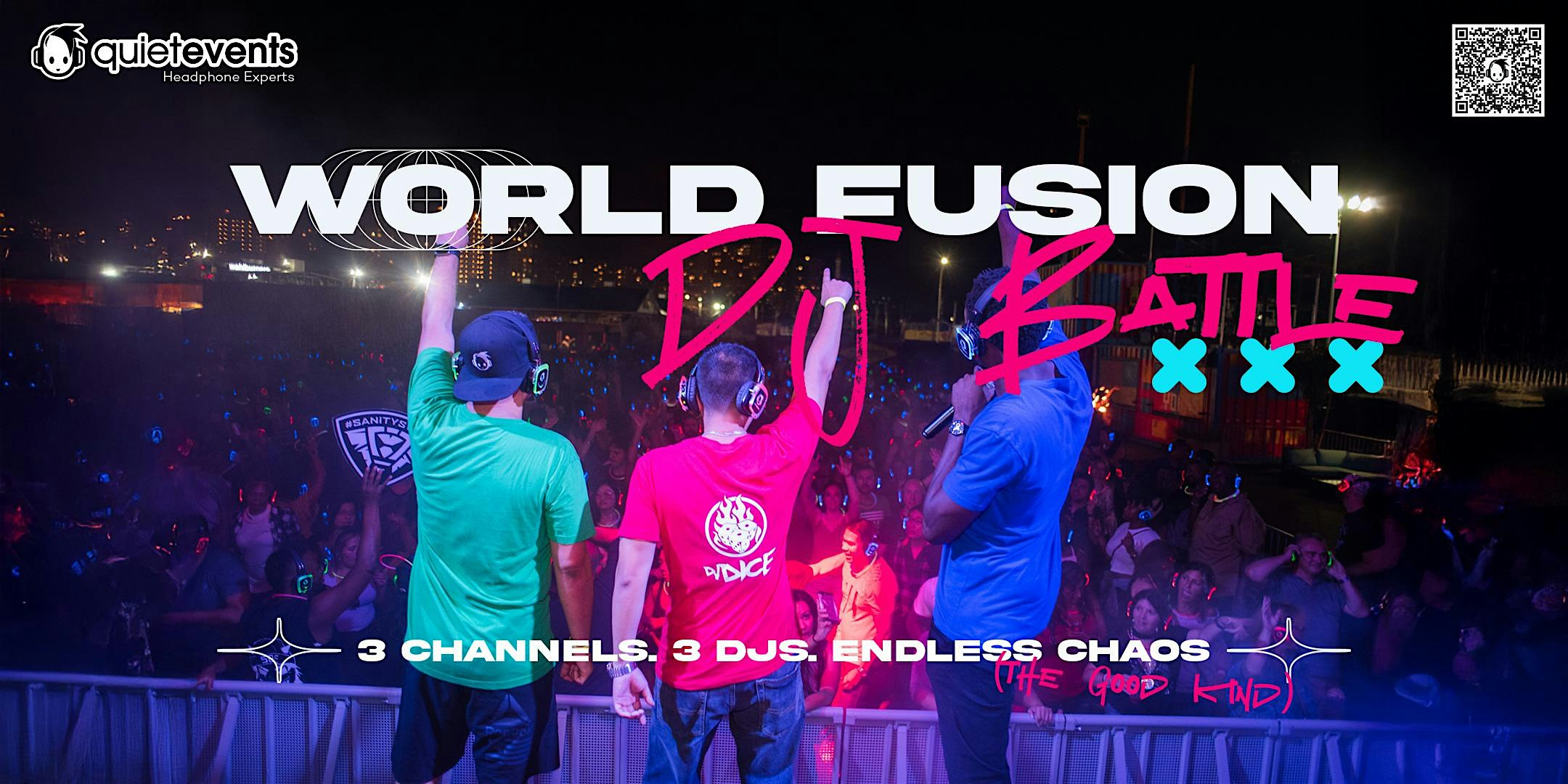 World Fusion DJ Battle: Silent Disco Dance Party at Bohemian Beer Garden – Queens, NY