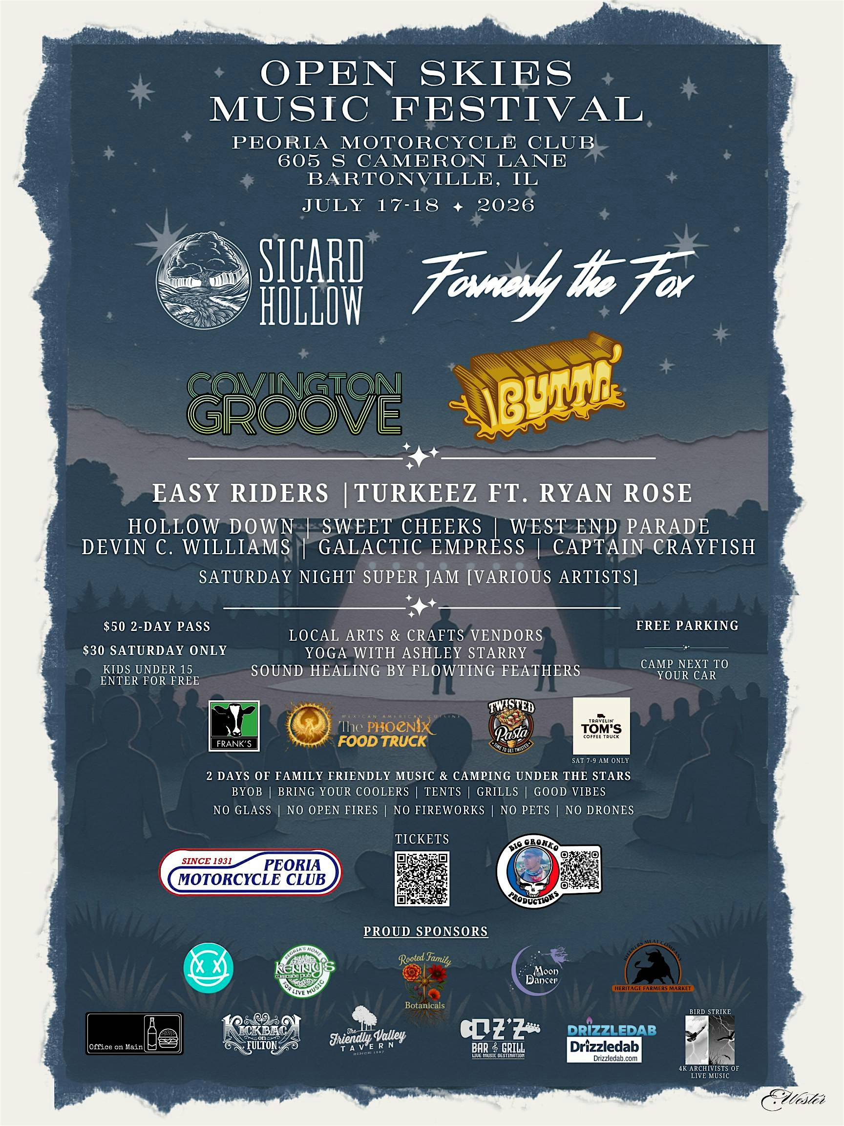 Open Skies Music Festival at 605 S Cameron Ln – Bartonville, IL