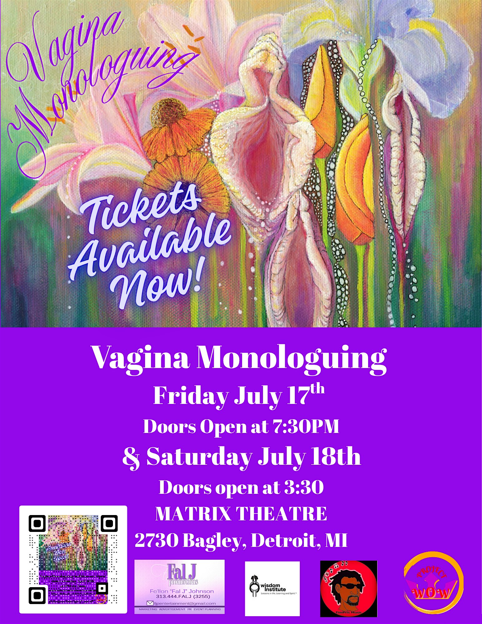 Vagina Monologuing at 2730 Bagley St – Detroit, MI