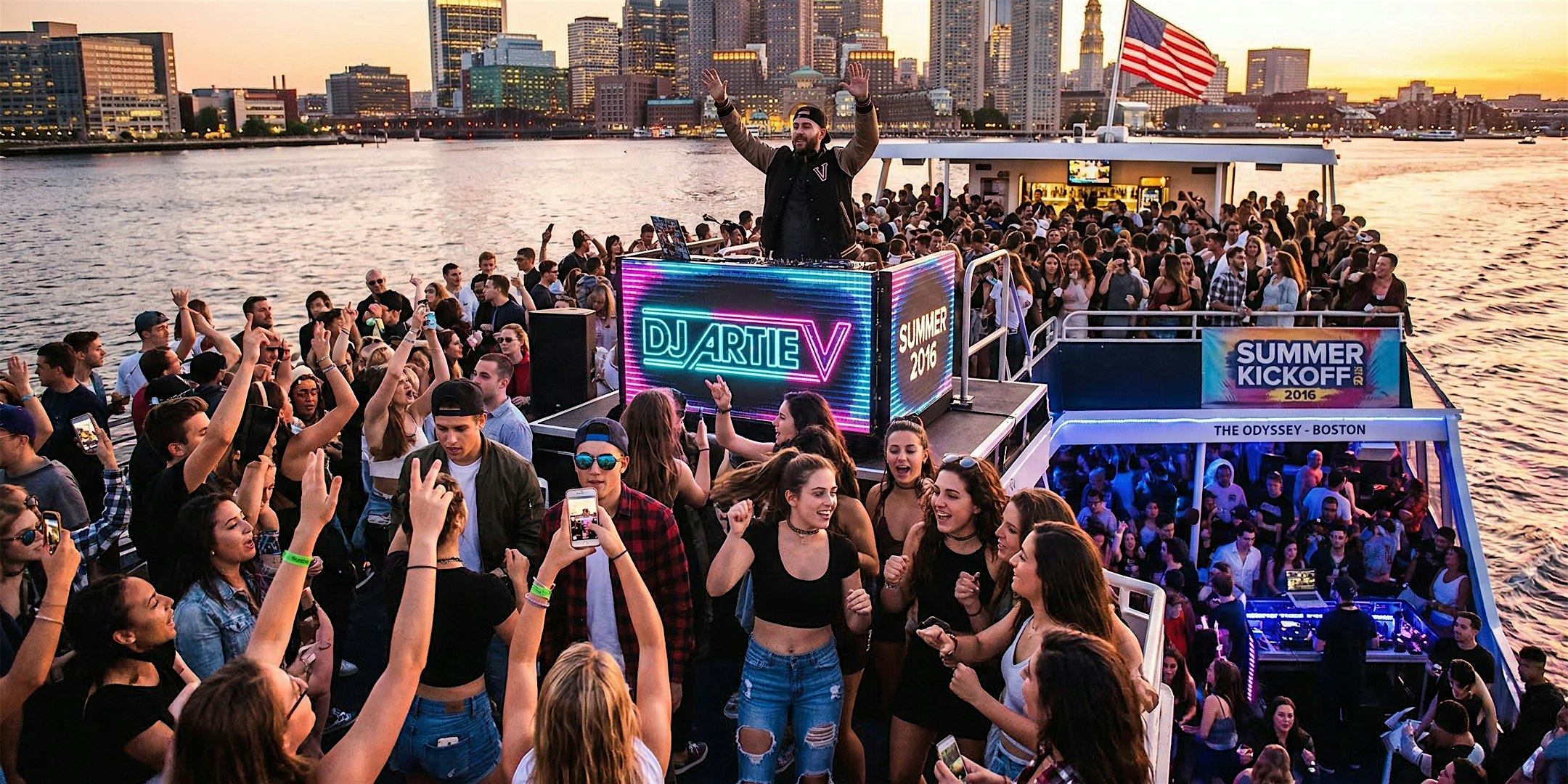 Boston Summer Party Cruise | 2016 Throwback with DJ Artie V at Provincetown II Yacht – Boston, MA