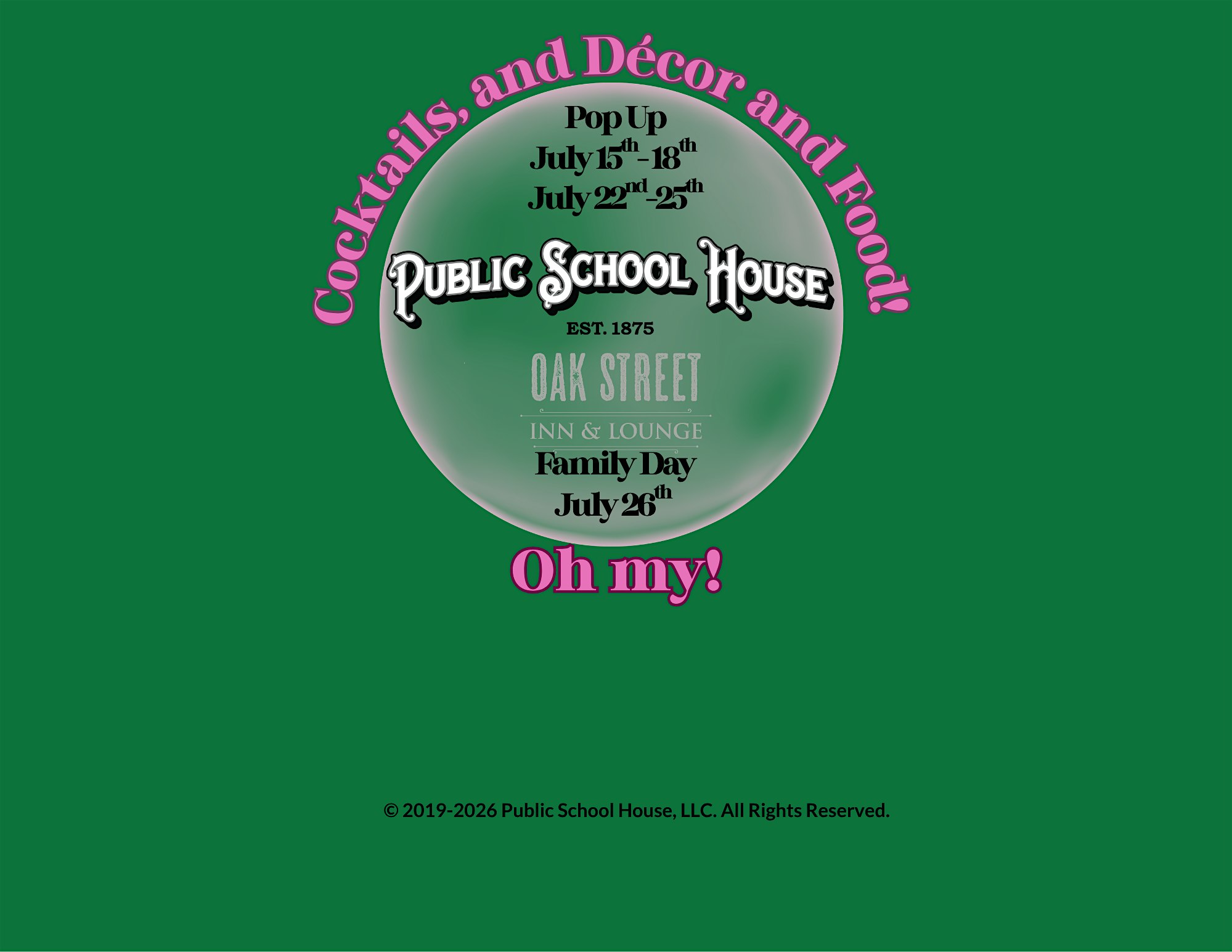 Public School House Presents: School of OZ on July 17th at Public School House – Cottleville, MO