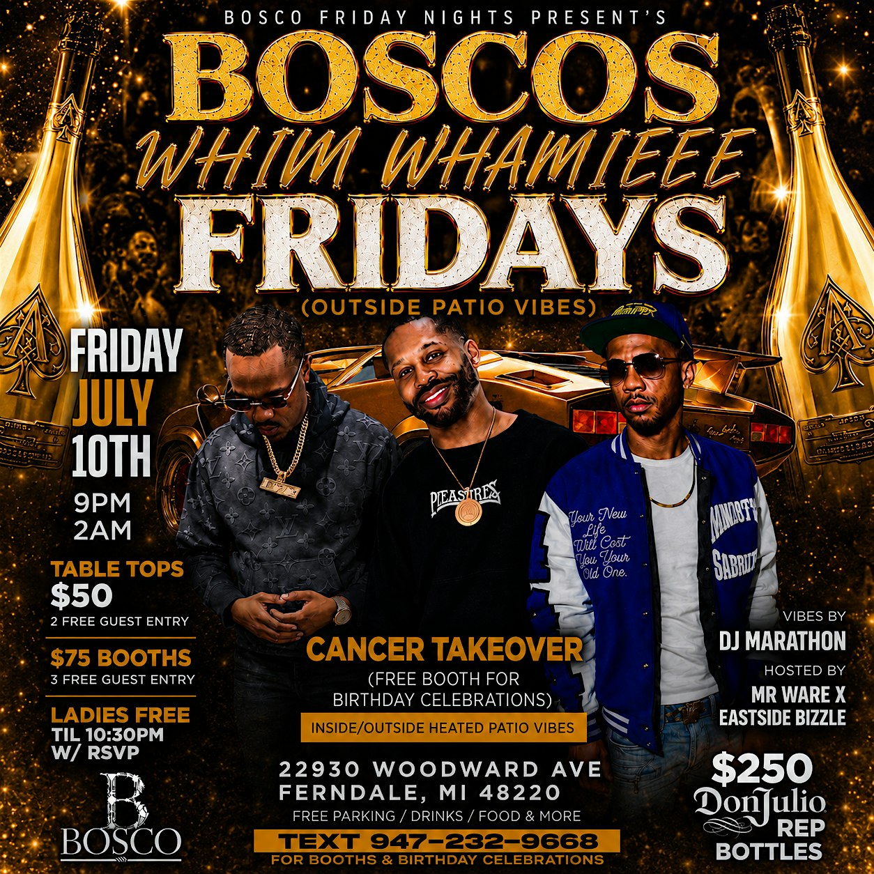 Boscos (WHIM WHAMIEE) Fridays at The Bosco – Ferndale, MI