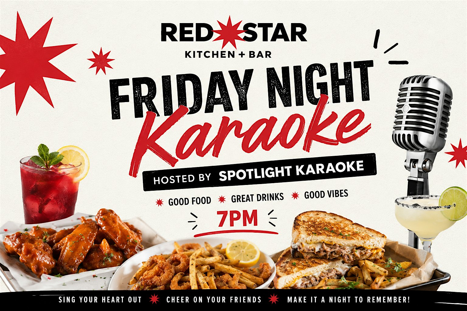 Friday Night Karaoke at Red Star Kitchen + at Red Star Matteson – Matteson, IL