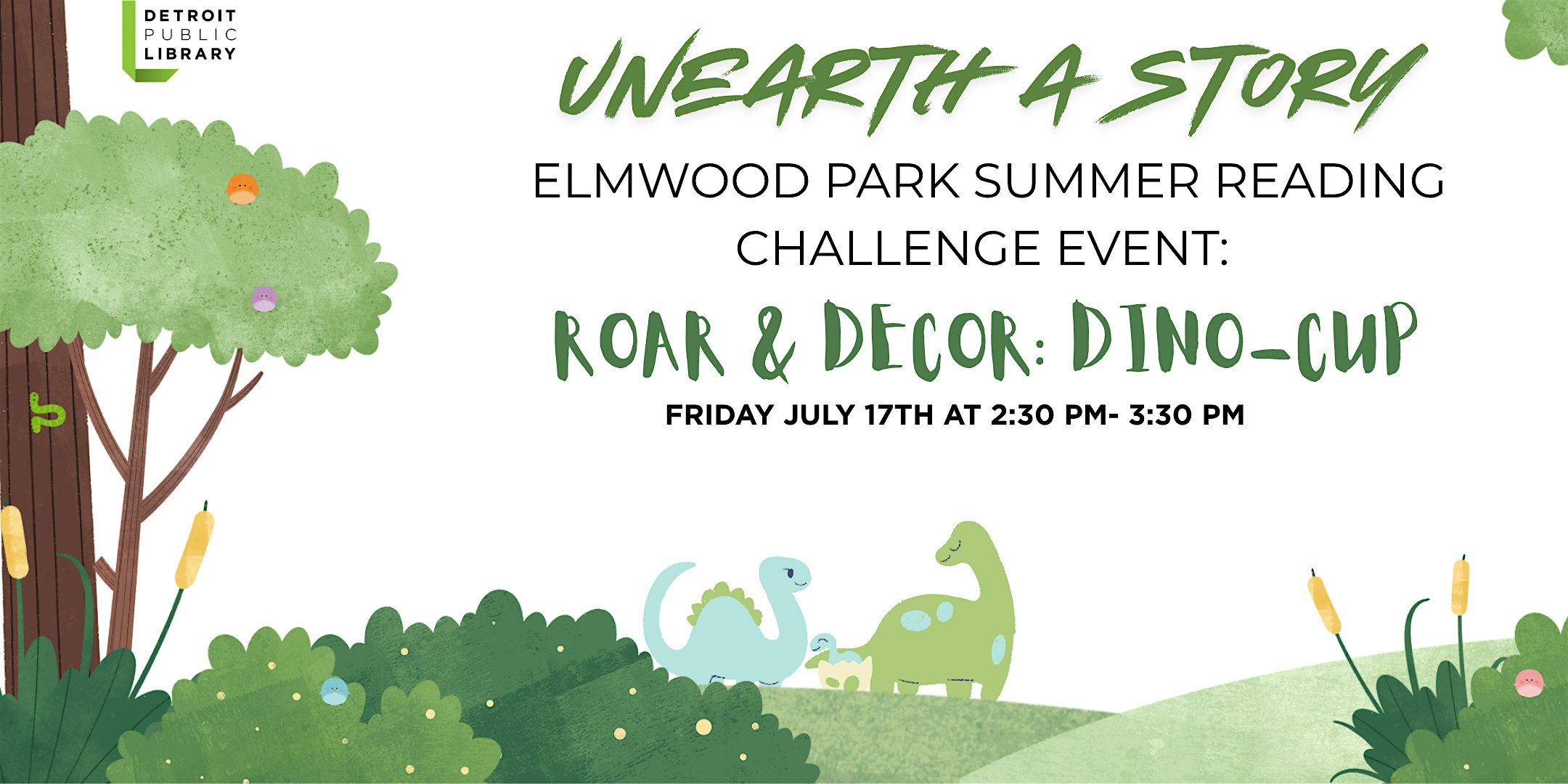Roar & Decor: Design a Cup at Elmwood Park | Detroit Public Library – Detroit, MI