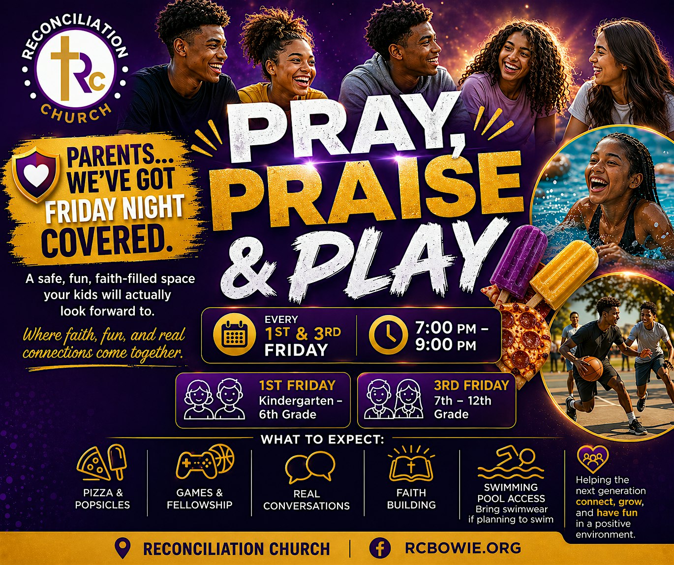 FREE Summer fun for kids: Pray, Praise, and Play at 2405 Kemp Way – Bowie, MD