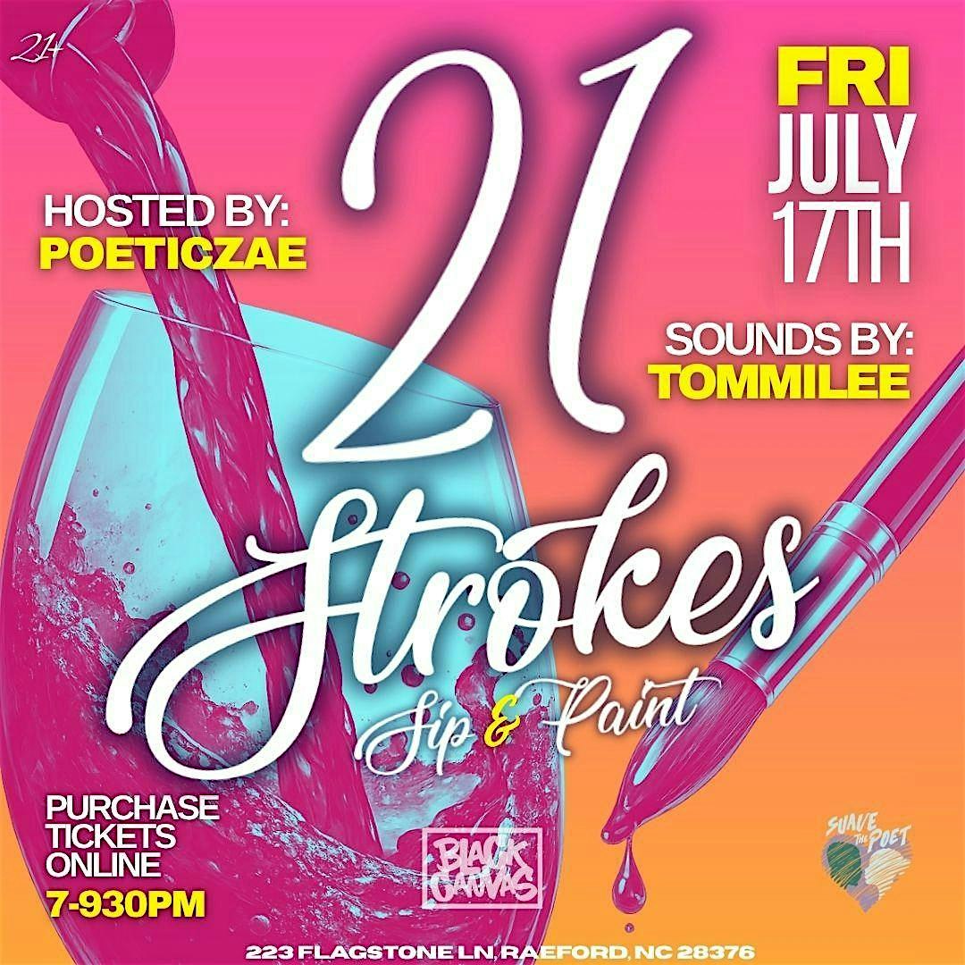 21 STROKES – SIP AND PAINT at 1910 Wine Nest – Raeford, NC