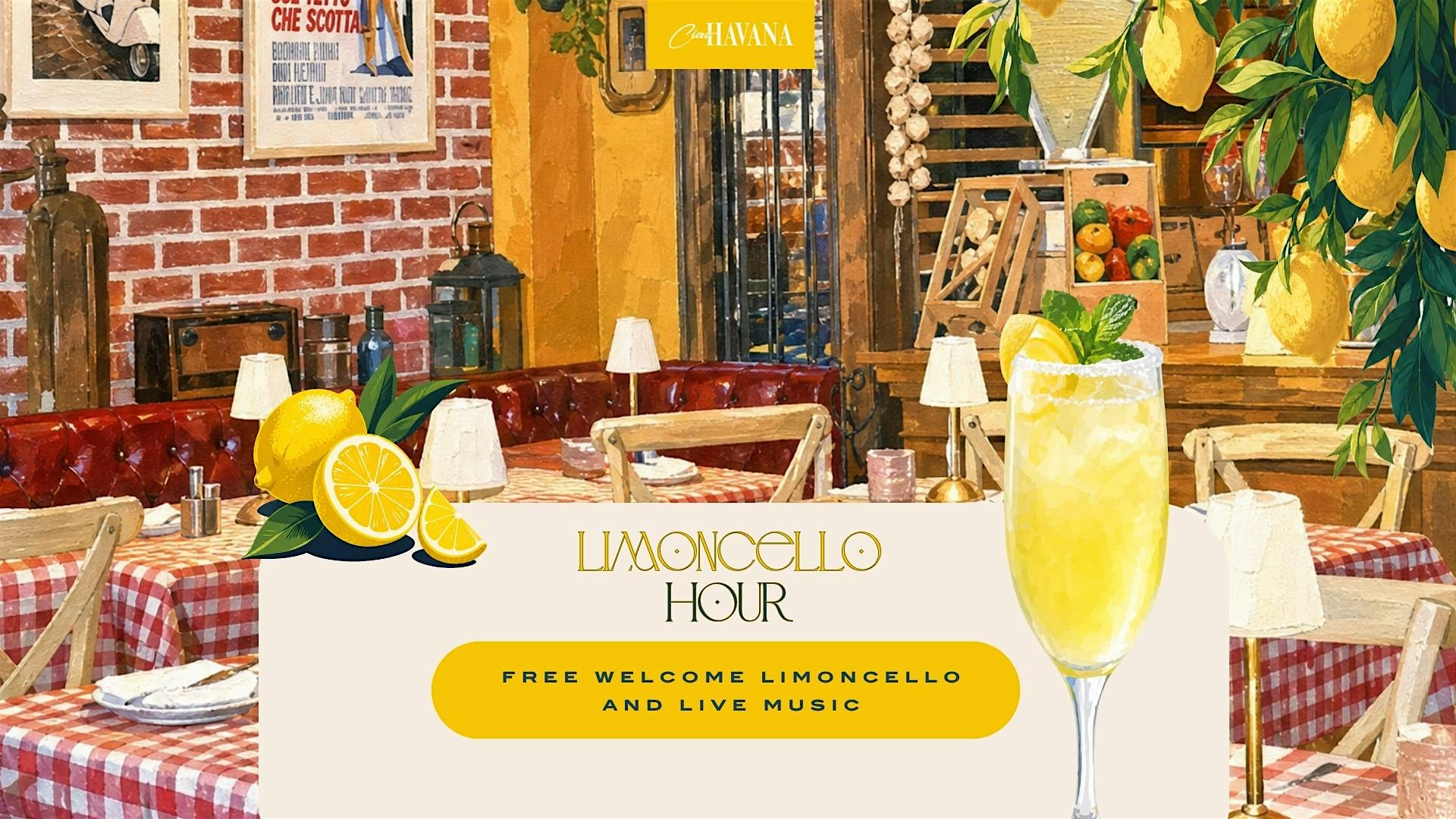 FREE WELCOME LIMONCELLO + LATIN LIVE MUSIC & CULINARY EXPERIENCE at Ciao Havana – Miami, FL