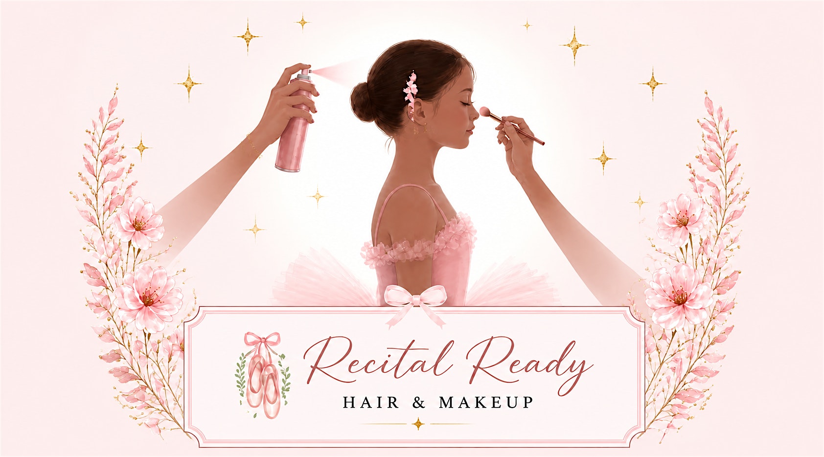 Recital Ready Hair & Makeup Party – We Travel To Your Studio or Venue at 2340 S Eola Rd – Aurora, IL