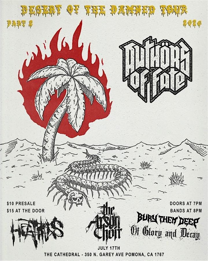 Authors of Fate Live at The Cathedral at The Cathedral Pomona – Pomona, CA