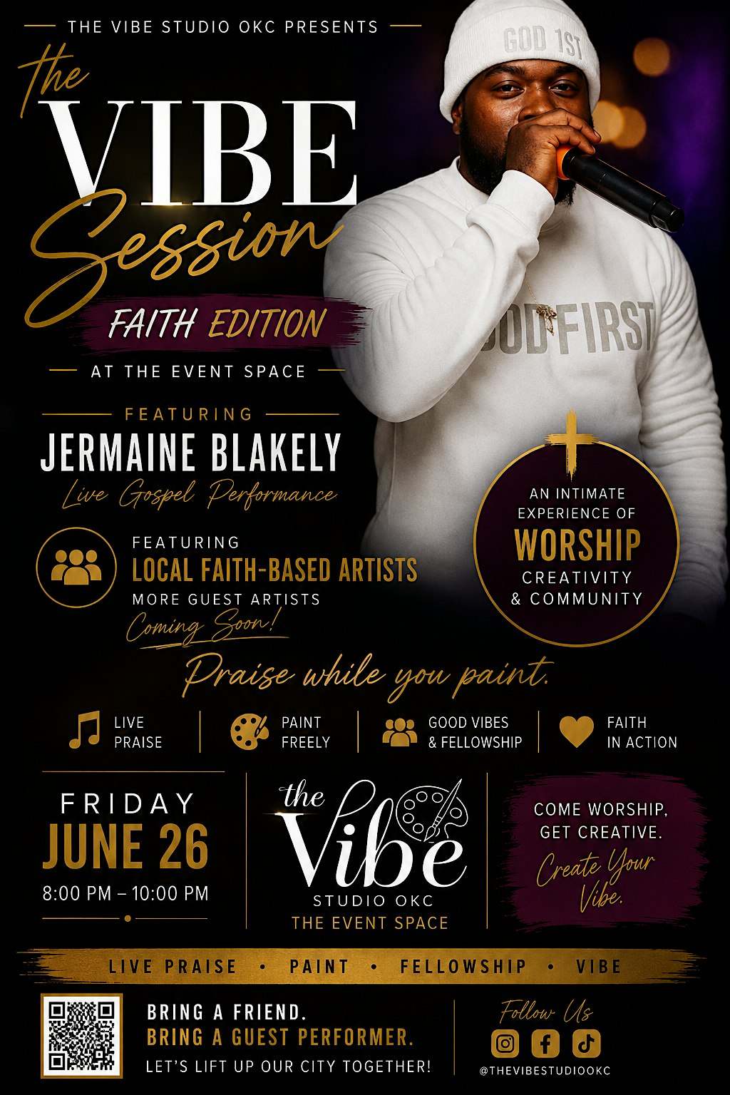 The Vibe Session- Jermaine Blakely at The Event Space – Oklahoma City, OK