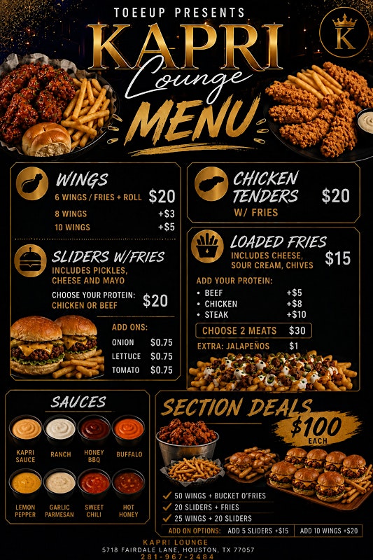 KAPRI FRIDAYS at Kapri Ultra Lounge – Houston, TX