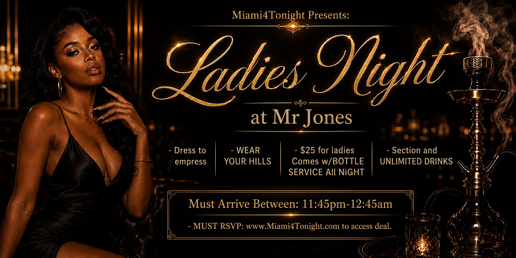 LADIES-NIGHT at “Mr.Jones” at MR JONES – Miami Beach, FL