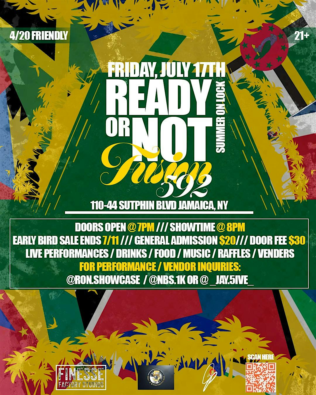 READY OR NOT? SUMMER ON LOCK at Fusion 592 – Queens, NY