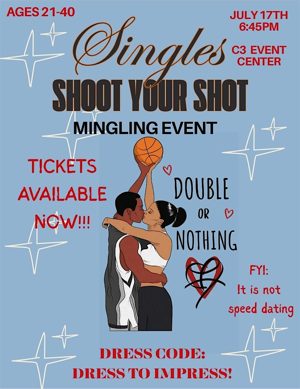 SINGLES MINGLE EVENT at C3 Event Center – Tulsa, OK