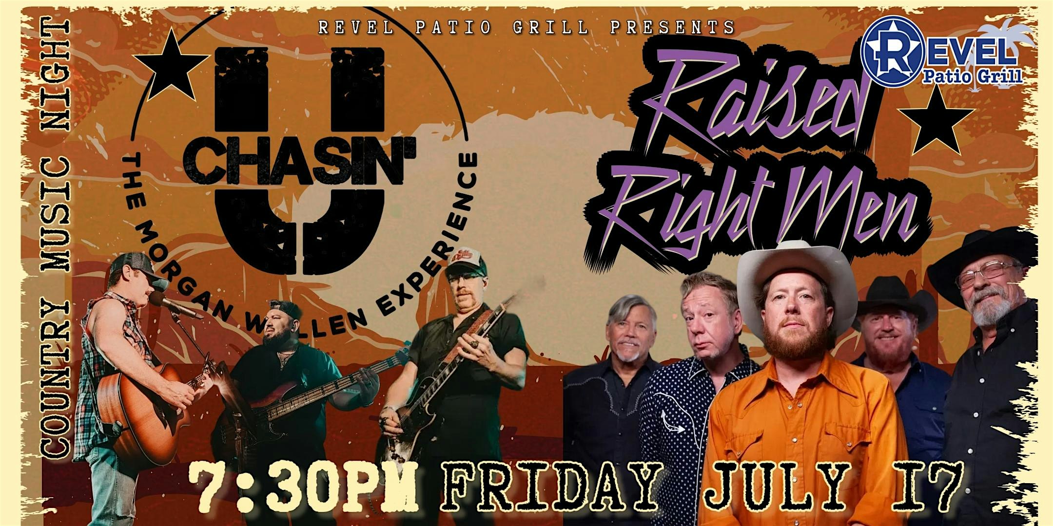 Morgan Wallen Tribute Chasing U & Raised Right Men at The Revel – Frisco, TX