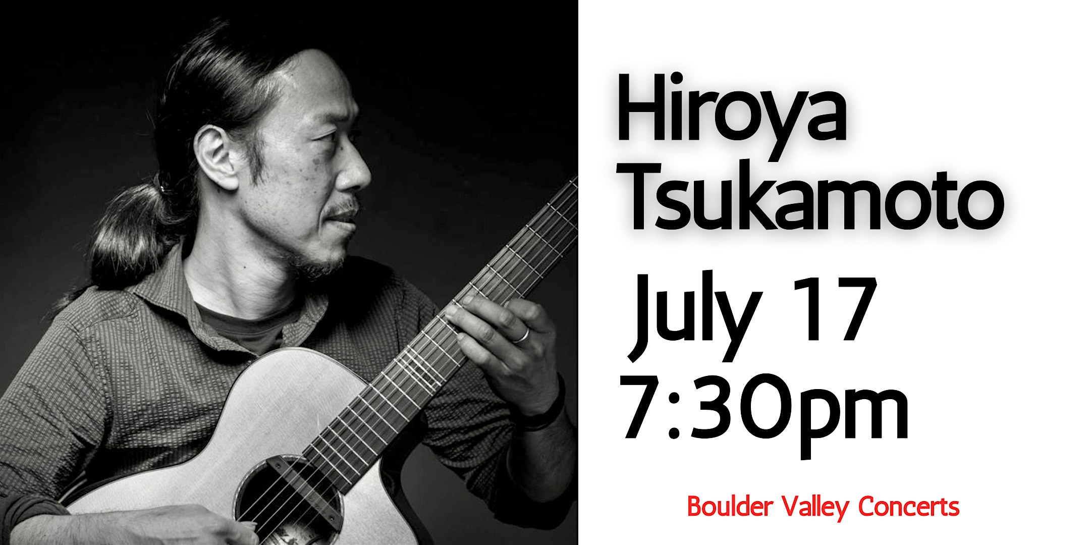 Hiroya Tsukamoto in Concert at Boulder Valley Unitarian Universalist Fellowship – Lafayette, CO