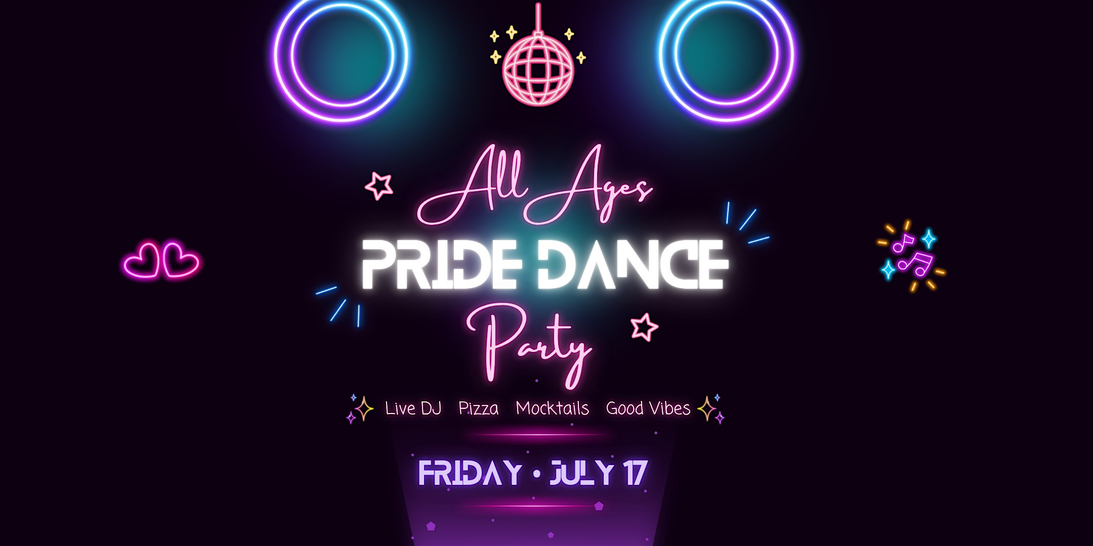 All Ages Pride Dance Party! at Hearsay at The Matthews House – Cary, NC