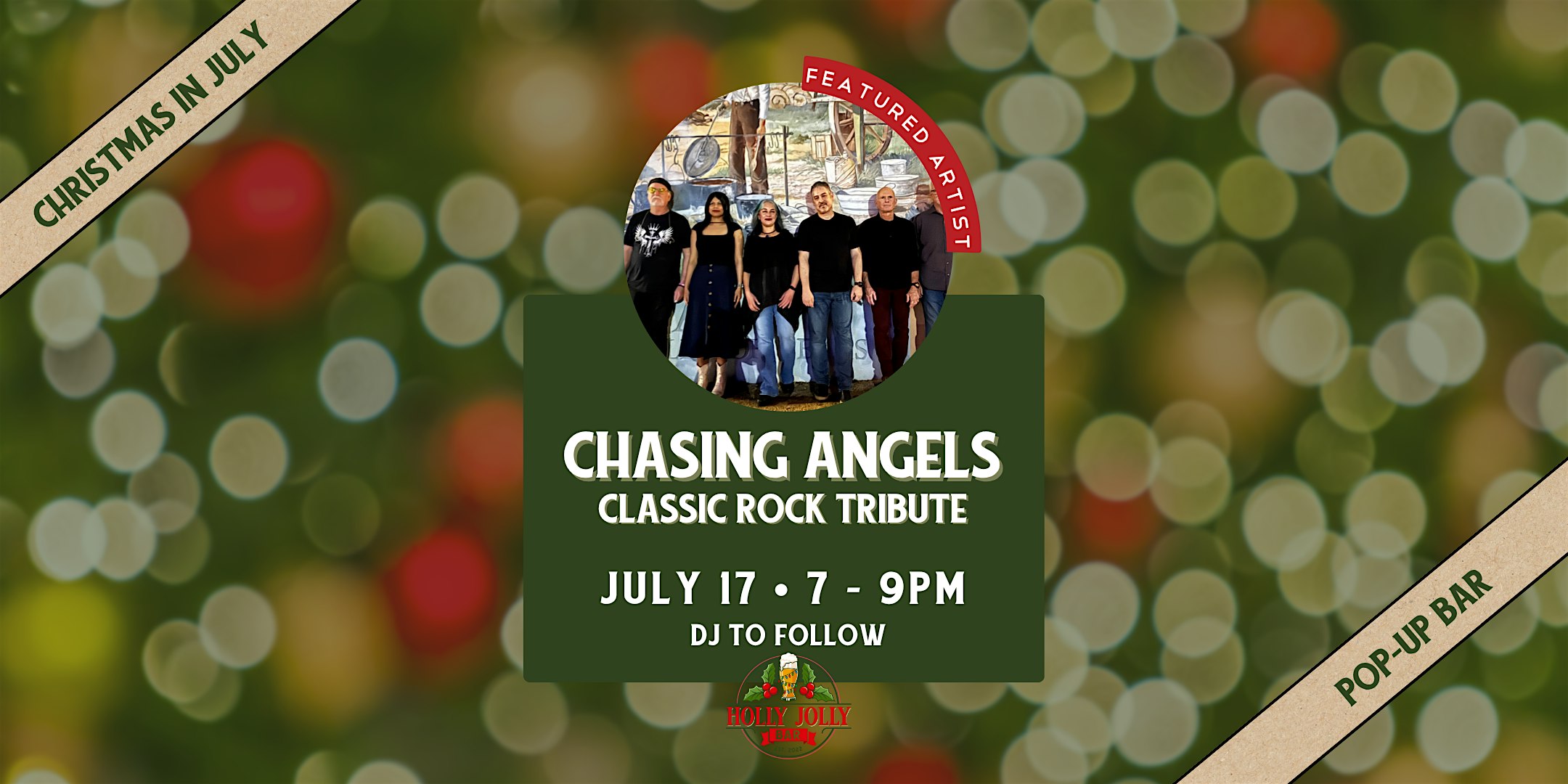 Chasing Angels | LIVE at Holly Jolly Pop-Up Bar at Third Rail! at Third Rail Bar + Events – Grapevine, TX
