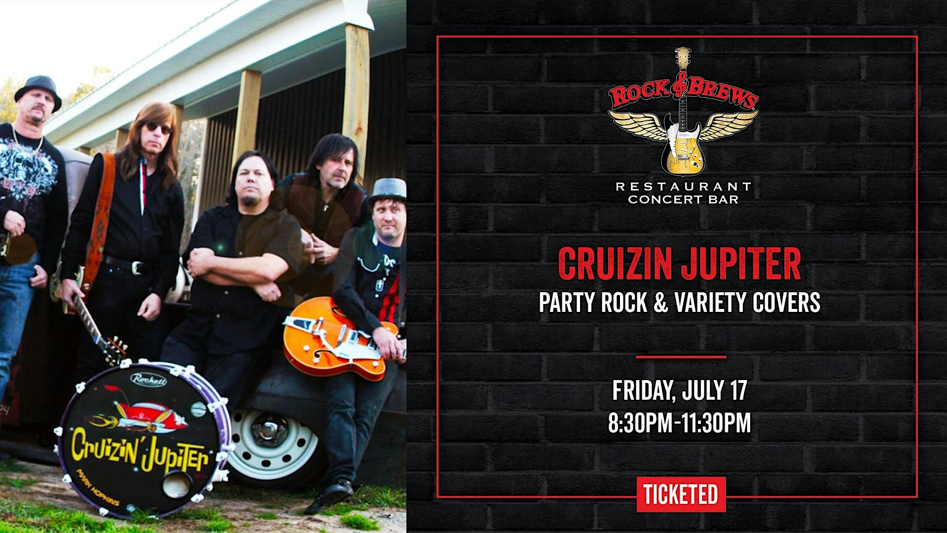 CRUIZIN JUPITER @ Rock & Brews Royal Oak at Rock & Brews Royal Oak – Royal Oak, MI