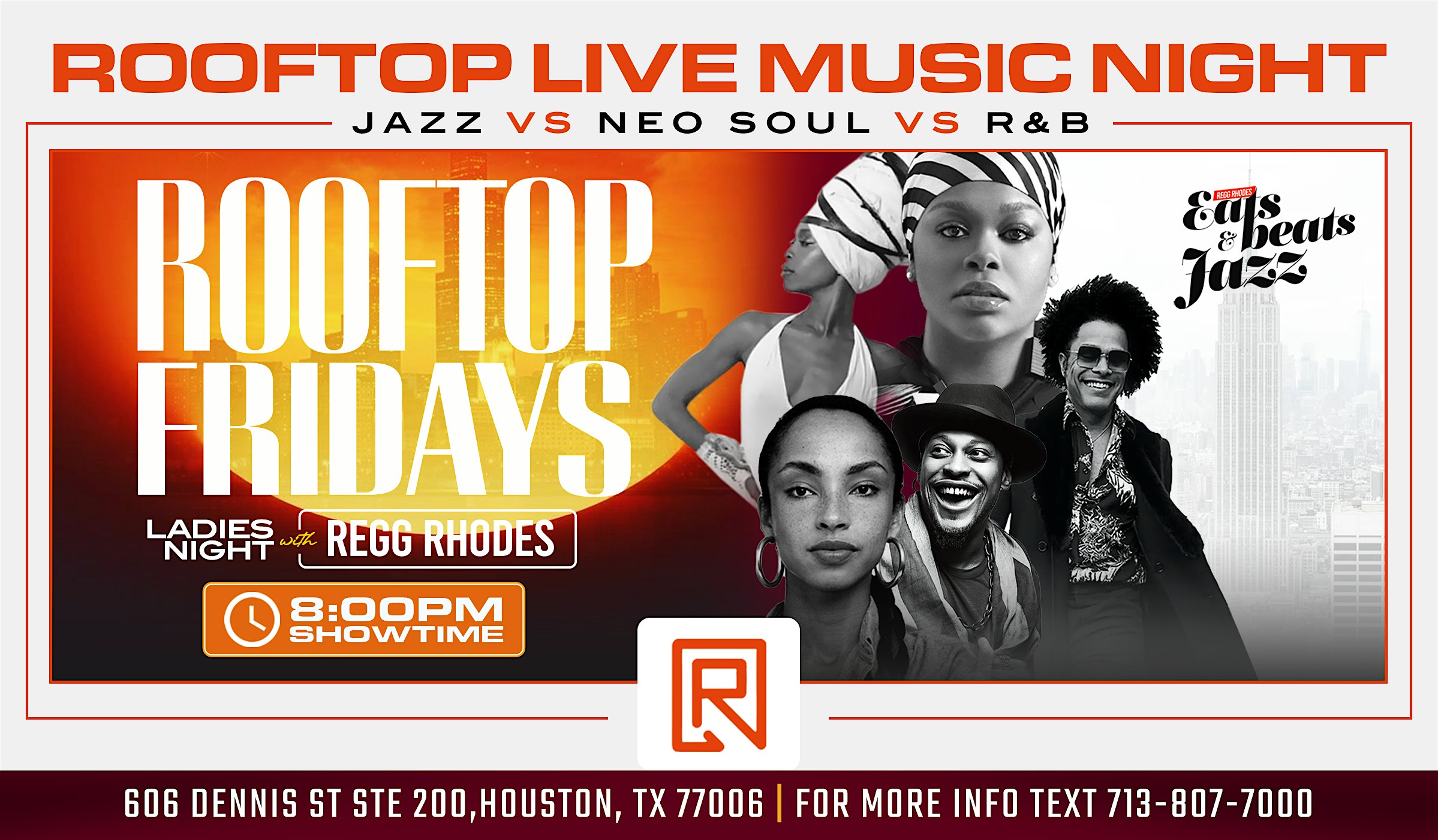 HOUSTON ROOFTOP FRIDAYS – 40 & OVER LIVE MUSIC NIGHT at Reset – Houston, TX
