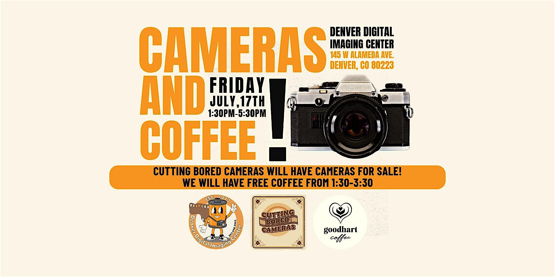 CAMERAS AND COFFEE at Denver Digital Imaging Center – Denver, CO