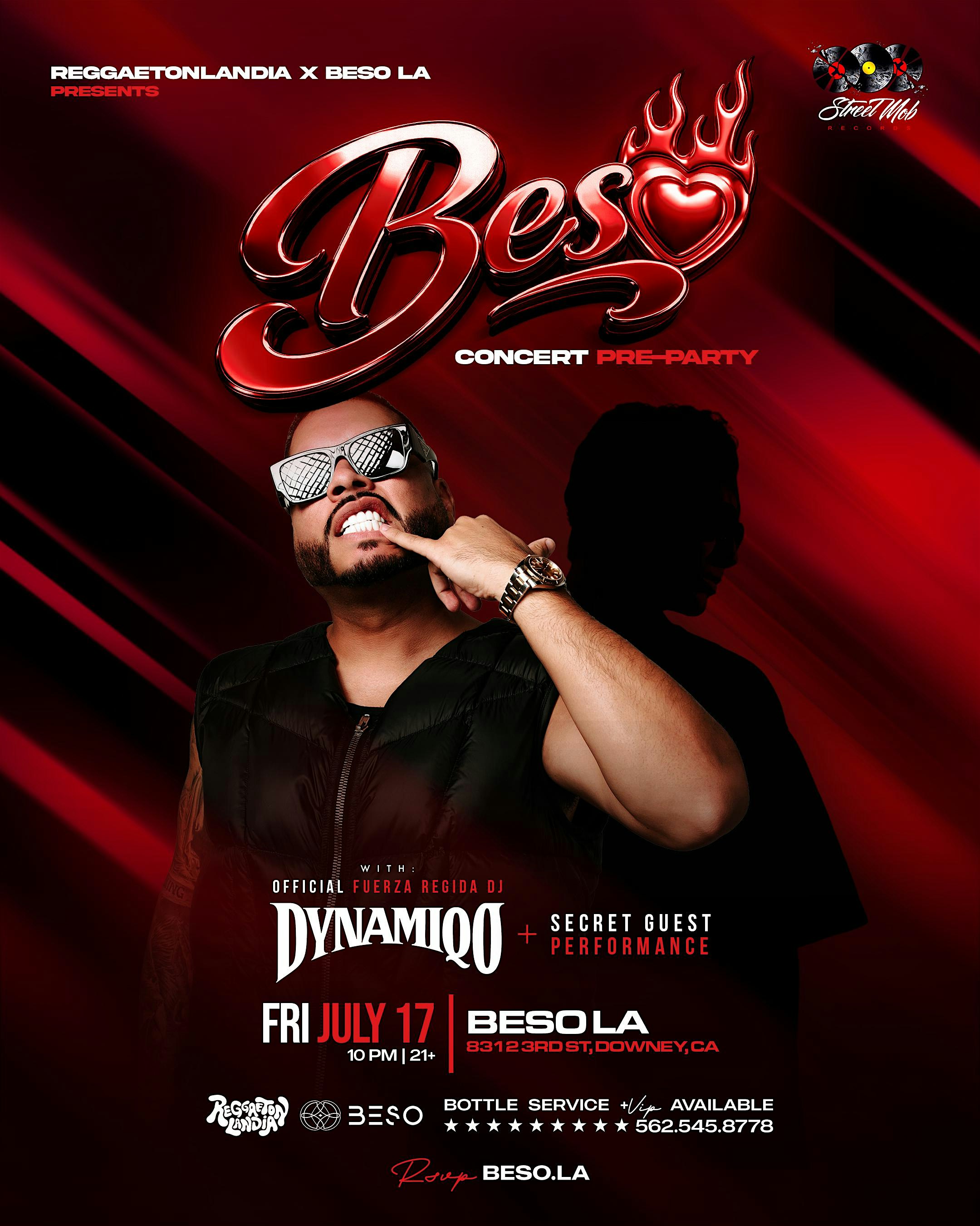 Beso Fridays – Fuerza Regida Official Pre Party + Special Guest! at 8312 3rd St – Downey, CA