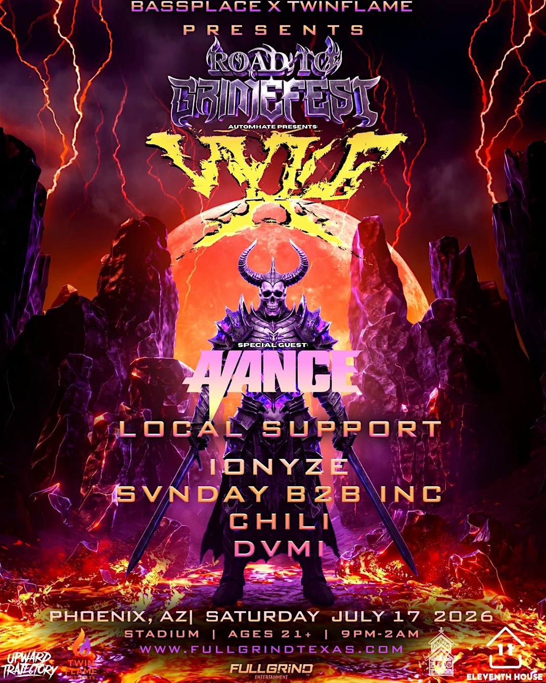 Road To GrimeFest : AUTOMHATE PRESENTS VYLE at Stadium Sports Bar & Lounge – Phoenix, AZ