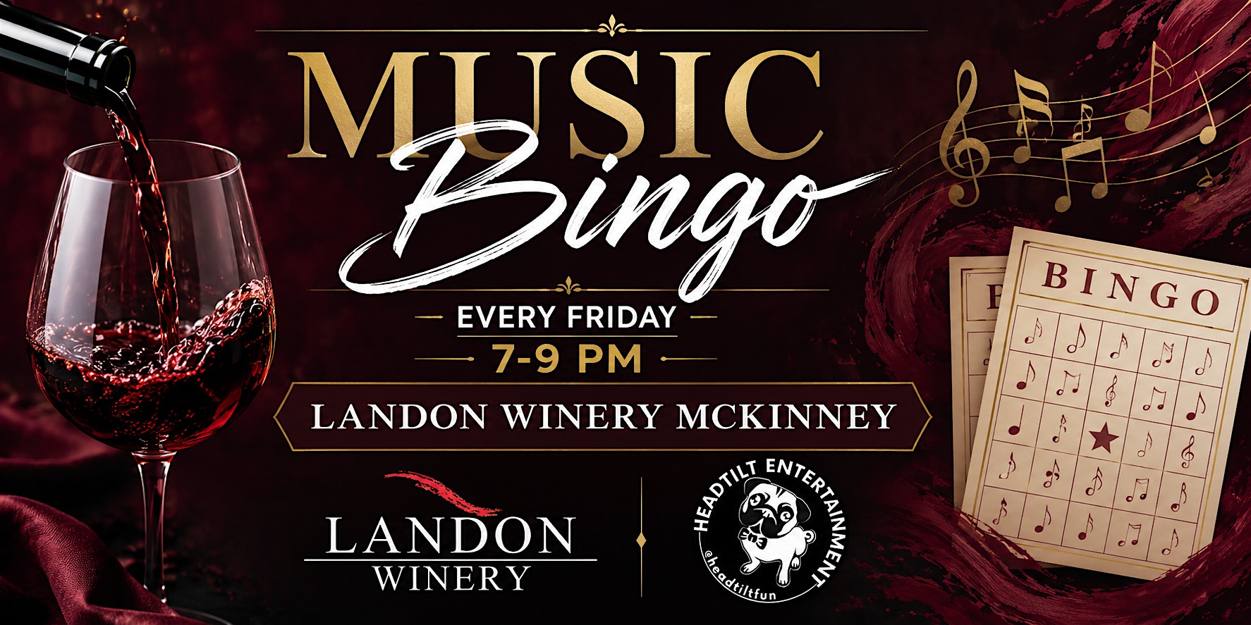 Music Bingo at Landon Winery- McKinney at Landon Winery – McKinney TX – McKinney, TX