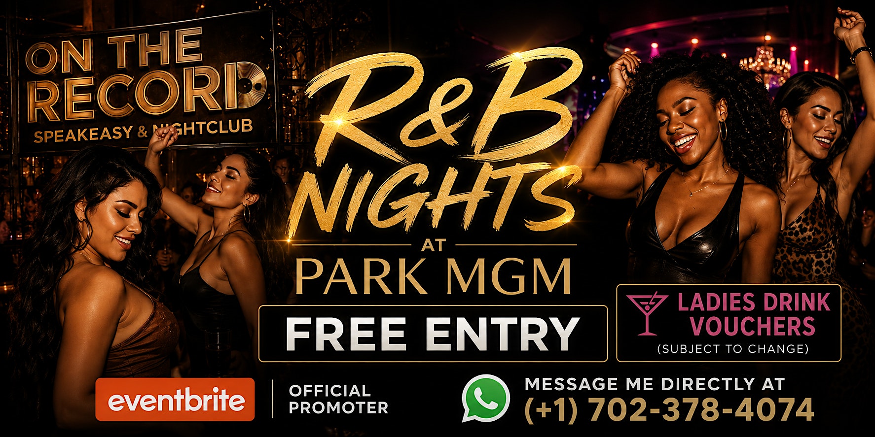 R&B NIGHTS AT PARK MGM at On The Record – Las Vegas, NV